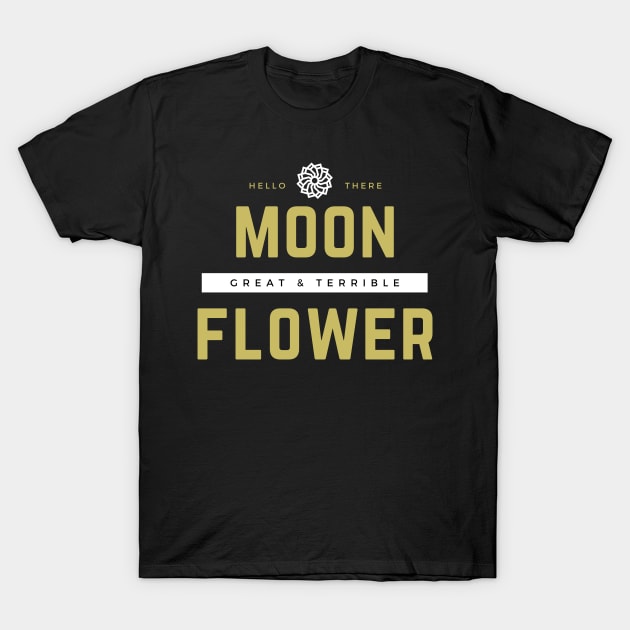 MOON FLOWER (Dark) T-Shirt by A. R. OLIVIERI